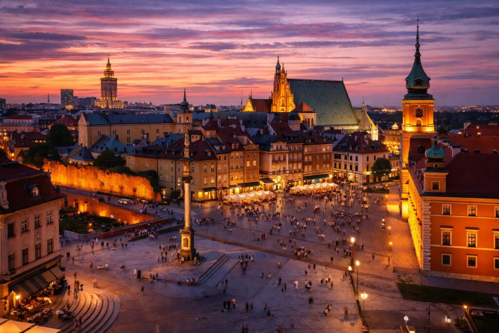 4000 EUROS IN EUROPE WARSHAW